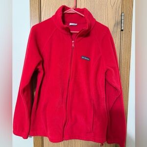 Columbia Vibrant Red Fleece Jacket